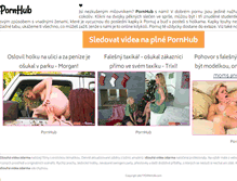 Tablet Screenshot of pornhub.cz